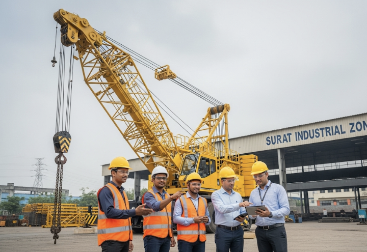 Kirti Crane Heavy Machinery Fleet